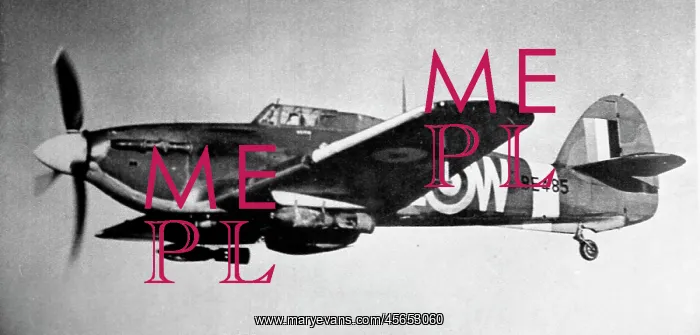 : Hawker Hurricane IIB -with its compliment of underwing : Hawker Hurricane IIB -with its compliment of underwing