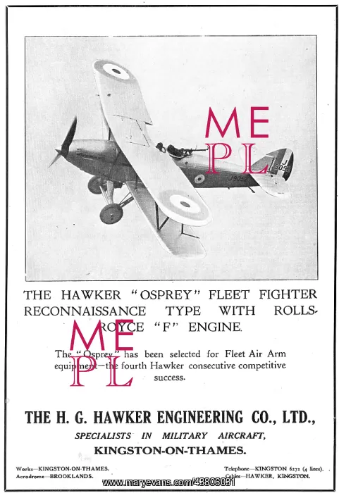  : Hawker Osprey