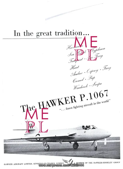  : Hawker P.1067