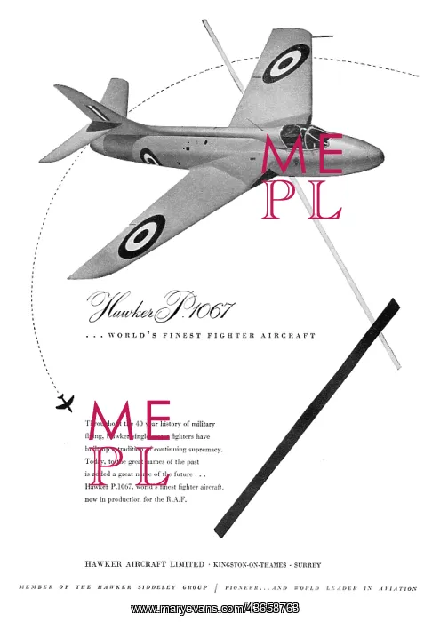: Hawker P.1067 - Hawker Hunter : Hawker P.1067 - Hawker Hunter