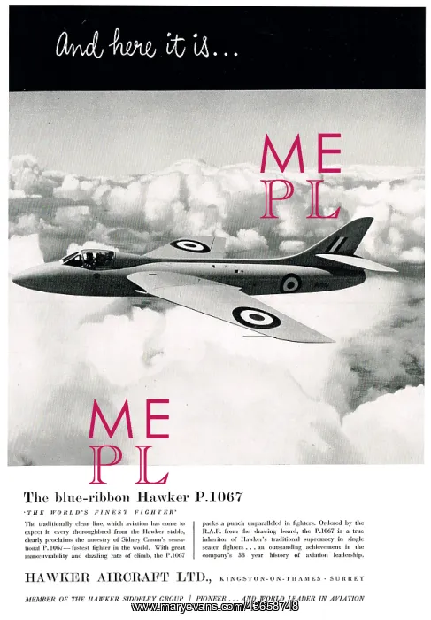 : Hawker P.1067 - Hunter : Hawker P.1067 - Hunter