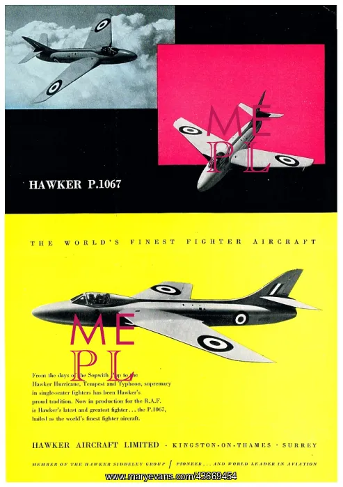  : Hawker P1067 Hunter