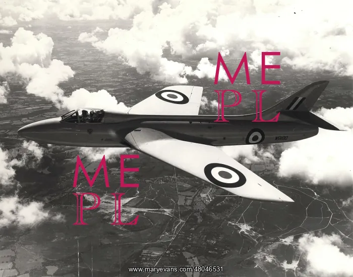 : Hawker P1067 Hunter first prototype WB188 in the air : Hawker P1067 Hunter first prototype WB188 in the air
