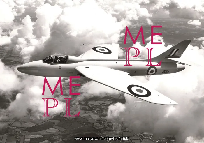 : Hawker P1067 Hunter first prototype WB188 in the air : Hawker P1067 Hunter first prototype WB188 in the air