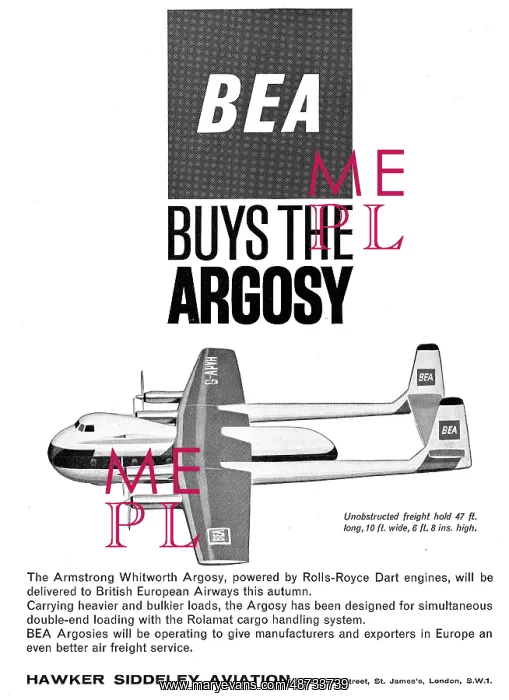 : Hawker Siddeley Armstrong Whitworth Argosy : Hawker Siddeley Armstrong Whitworth Argosy