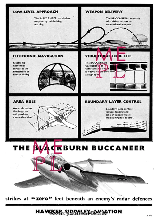 : Hawker Siddeley. Blackburn Buccaneer : Hawker Siddeley. Blackburn Buccaneer