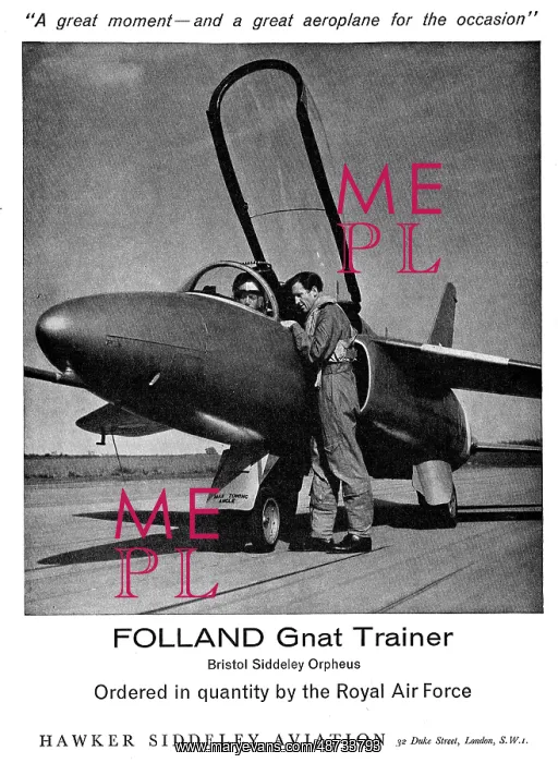 : Hawker Siddeley Folland Gnat : Hawker Siddeley Folland Gnat