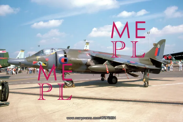 : Hawker Siddeley Harrier GR.3 XV744 - O : Hawker Siddeley Harrier GR.3 XV744 - O