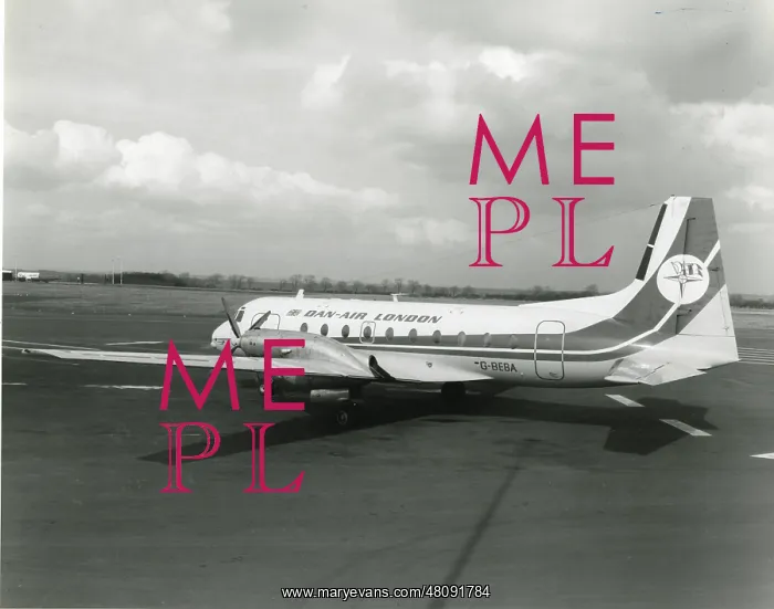 : Hawker Siddeley HS748 Series 2, G-BEBA, of Dan Air : Hawker Siddeley HS748 Series 2, G-BEBA, of Dan Air