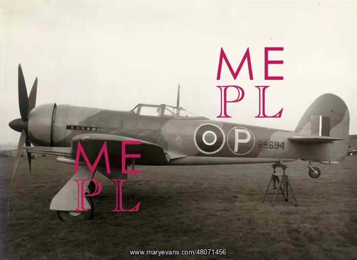 : Hawker Typhoon IB, R8694, fitted with an annular radiator : Hawker Typhoon IB, R8694, fitted with an annular radiator