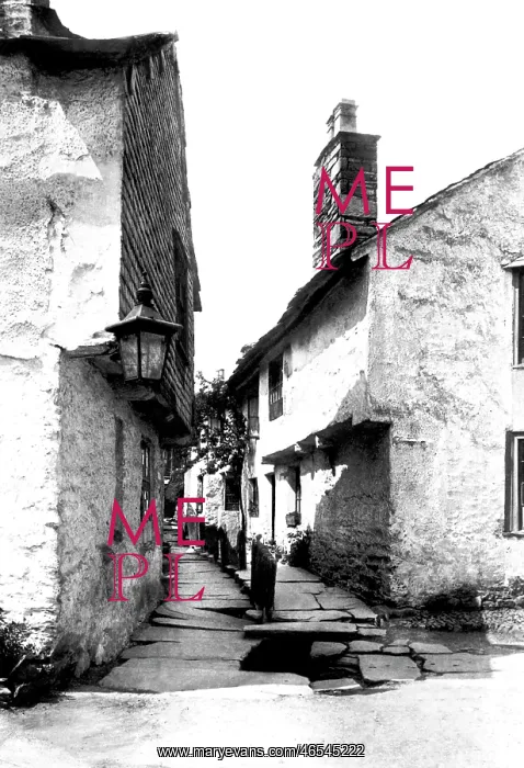  : Hawkshead, Flag Street 1892