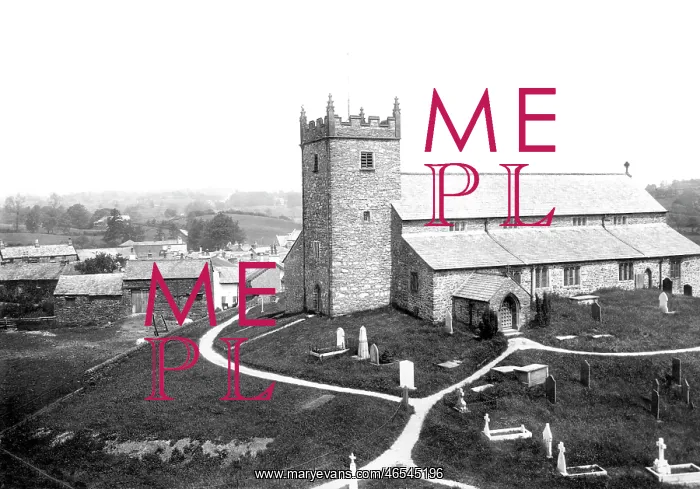  : Hawkshead, the Parish Church 1892