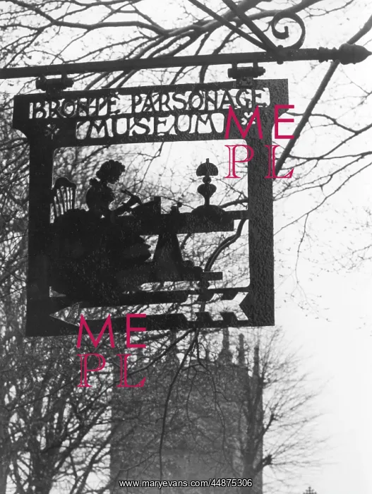 : HAWORTH PARSONAGE SIGN : HAWORTH PARSONAGE SIGN