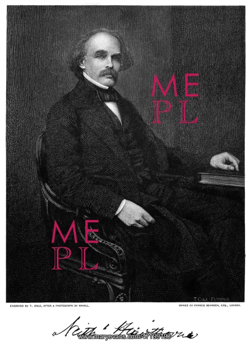 : HAWTHORNE. NATHANIEL HAWTHORNE (1804 - 1864), American writer : HAWTHORNE. NATHANIEL HAWTHORNE (1804 - 1864), American writer