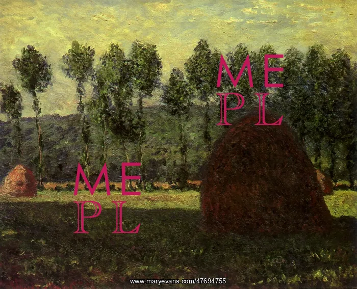  : Haystack at Giverny, by Monet