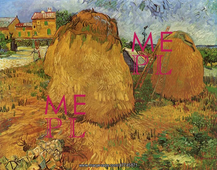 : Haystacks in Provence, by Van Gogh : Haystacks in Provence, by Van Gogh