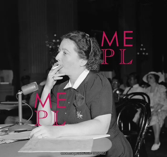 : Hazel Huffman, testifying against the WPA Theater : Hazel Huffman, testifying against the WPA Theater