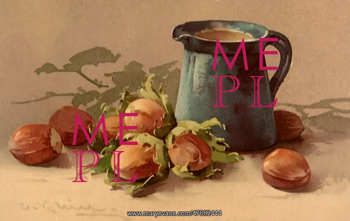 : Hazelnuts and Jug : Hazelnuts and Jug