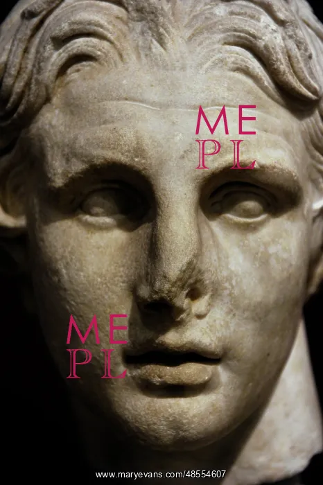 : Head of Alexander the Great (356-323 BC). Marble. 2nd centur : Head of Alexander the Great (356-323 BC). Marble. 2nd centur