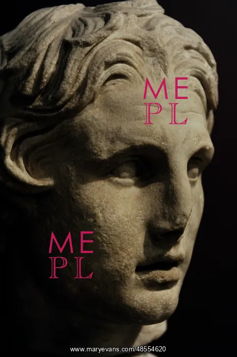 : Head of Alexander the Great (356-323 BC). Marble. 2nd centur : Head of Alexander the Great (356-323 BC). Marble. 2nd centur