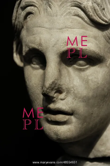 : Head of Alexander the Great (356-323 BC). Marble. 2nd centur : Head of Alexander the Great (356-323 BC). Marble. 2nd centur