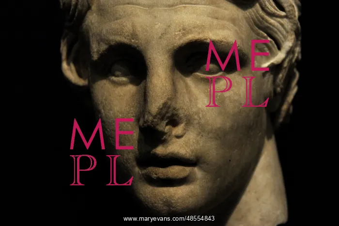 : Head of Alexander the Great (356-323 BC). Marble. 2nd centur : Head of Alexander the Great (356-323 BC). Marble. 2nd centur