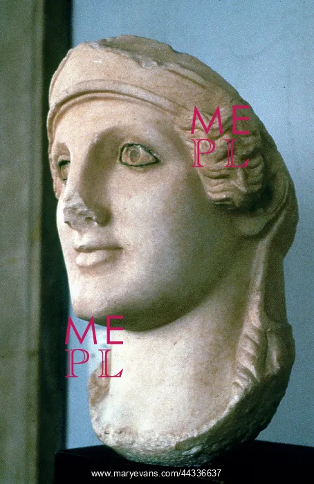  : Head of Athena with eyes