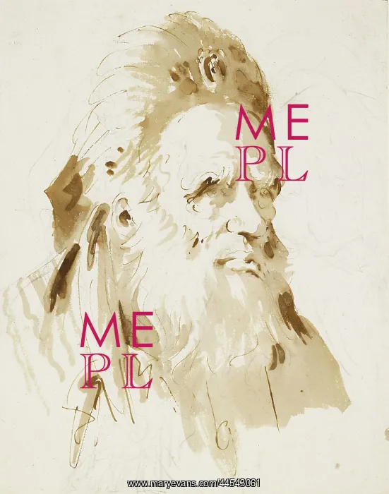: Head of a bearded Man in a Fur Cap : Head of a bearded Man in a Fur Cap