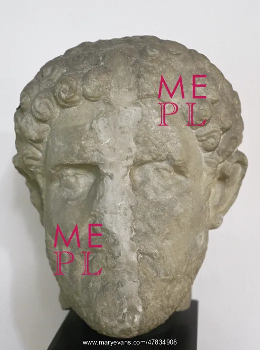 : Head of the emperor Antoninus Pius (138-161) : Head of the emperor Antoninus Pius (138-161)