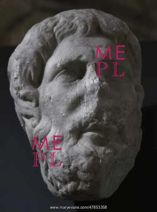 : Head of the god Endovelicus. 1st century AD. From : Head of the god Endovelicus. 1st century AD. From