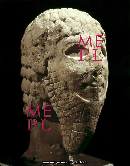 : Head of man. Iron Age : Head of man. Iron Age