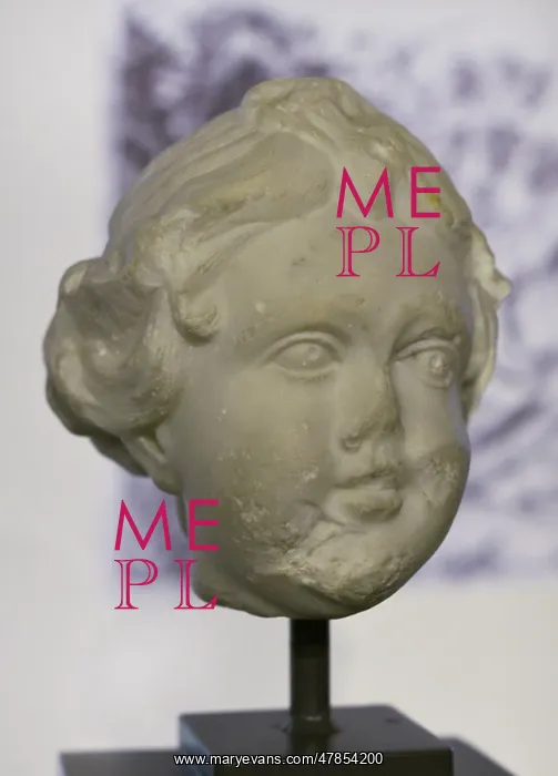 : Head of a Nymph. 2nd century AD. Unknown provenance : Head of a Nymph. 2nd century AD. Unknown provenance