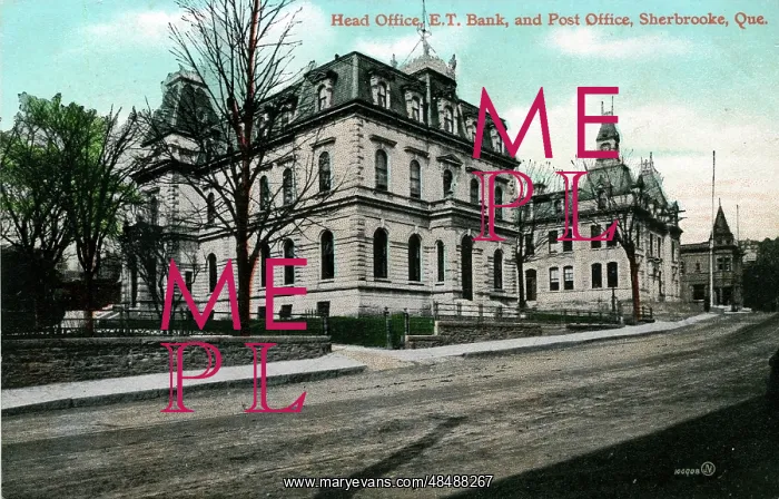 : Head Office of Eastern Township Bank & Post Office, Sherbroo : Head Office of Eastern Township Bank & Post Office, Sherbroo