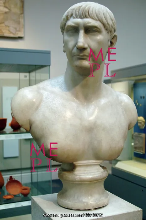 : Head of roman emperor Trajan : Head of roman emperor Trajan