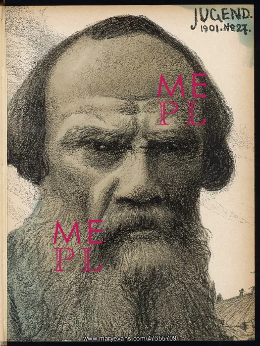 : HEAD SHOT OF TOLSTOY : HEAD SHOT OF TOLSTOY