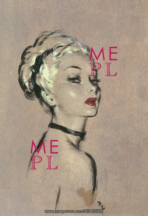 : Head and shoulders of a blonde woman by David Wright : Head and shoulders of a blonde woman by David Wright