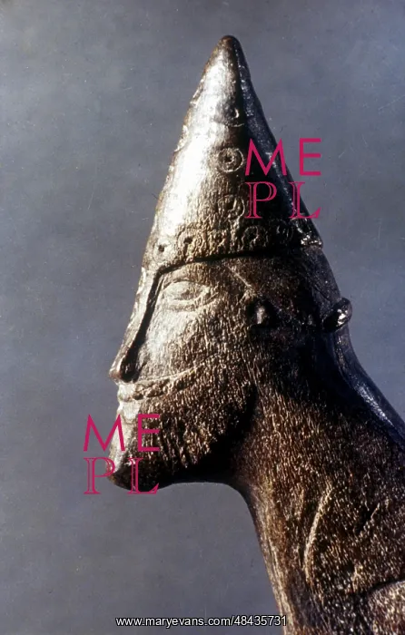 : Head of a Viking warrior. National Historical : Head of a Viking warrior. National Historical