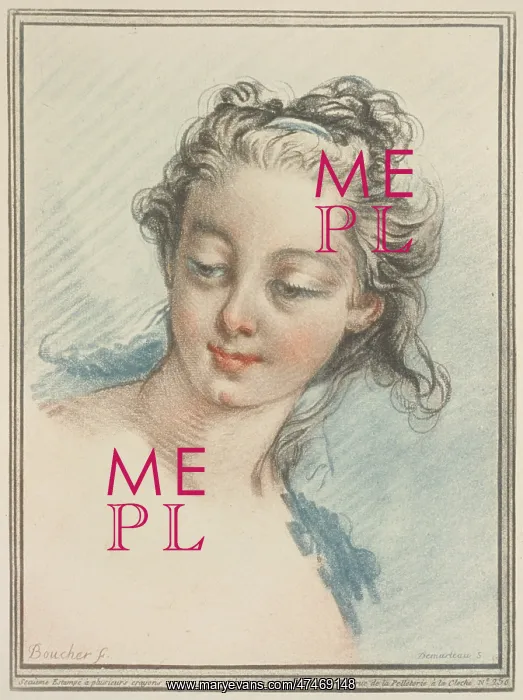  : Head of a young lady