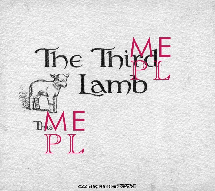 : Heading of first page for the book The Third Lamb : Heading of first page for the book The Third Lamb
