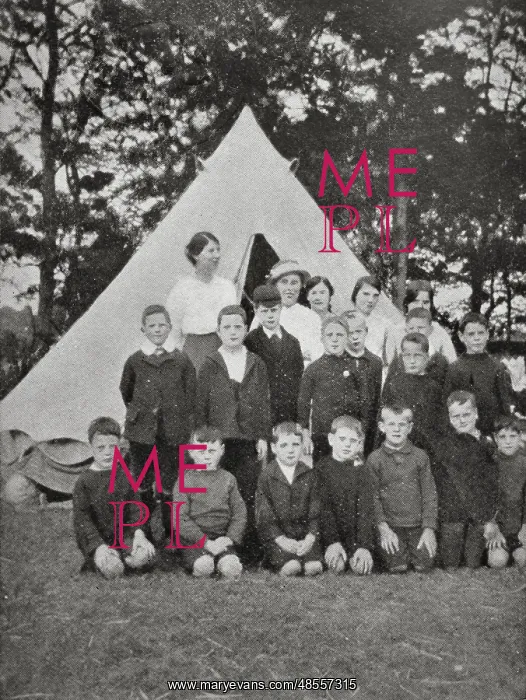 : Headingley Orphan Homes, Leeds - Boys at Camp : Headingley Orphan Homes, Leeds - Boys at Camp