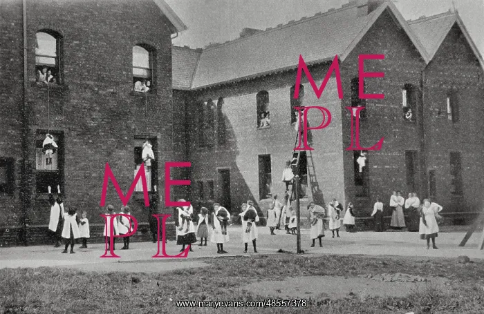 : Headingley Orphan Homes, Leeds - Fire Drill : Headingley Orphan Homes, Leeds - Fire Drill