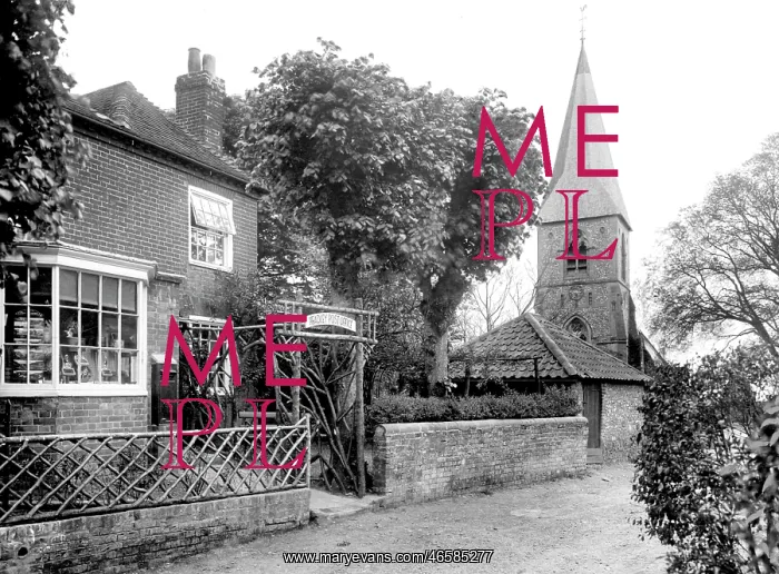  : Headley, Post Office and Church 1928