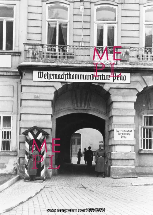 : Headquarters of the Wehrmacht in Prague, 1942 : Headquarters of the Wehrmacht in Prague, 1942