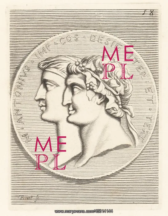 : Heads of Mark Antony and Cleopatra : Heads of Mark Antony and Cleopatra
