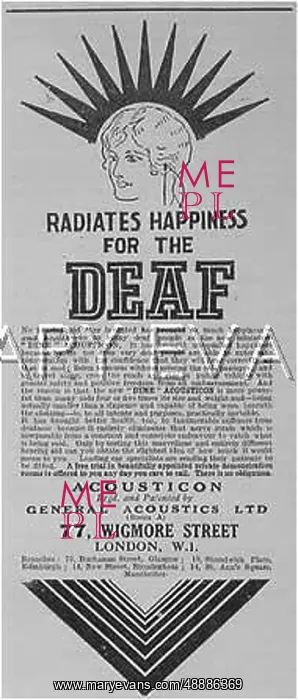 : HEARING AID / 1928 : HEARING AID / 1928