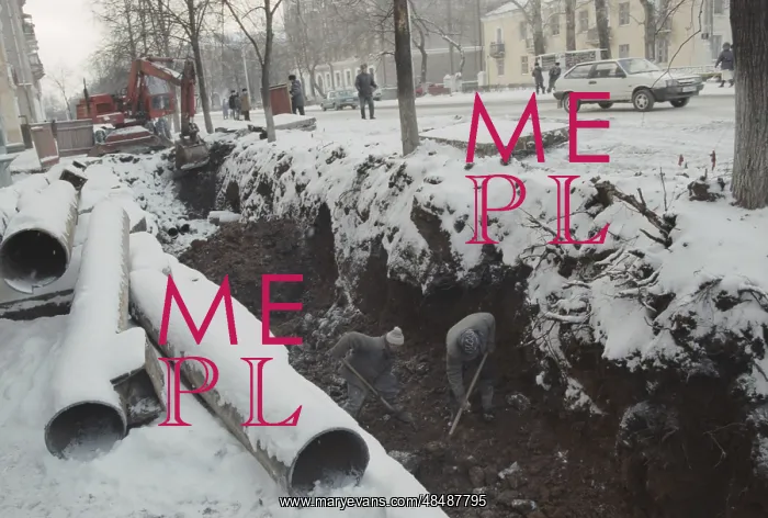 : Heat pipeline under repair in Ufa : Heat pipeline under repair in Ufa
