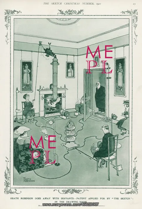 : Heath Robinson Drawing Room 2 of 4 : Heath Robinson Drawing Room 2 of 4