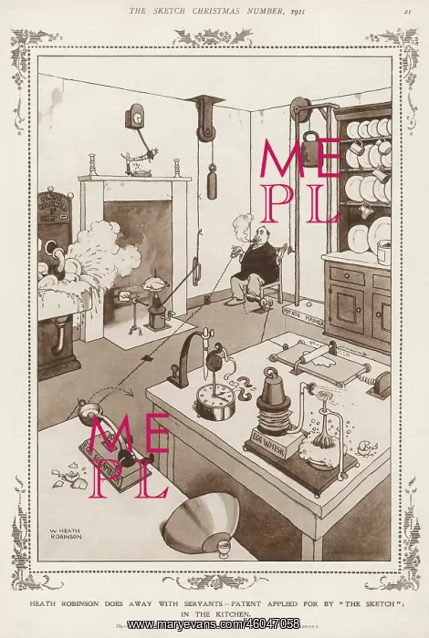 : Heath Robinson Kitchen 3 of 4 : Heath Robinson Kitchen 3 of 4