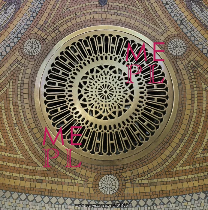 : Heating vent, Hall, Societe Generale, Paris, France : Heating vent, Hall, Societe Generale, Paris, France