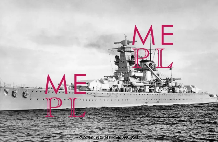 : The heavy cruiser Luetzow, formerly called Deutschland, afte : The heavy cruiser Luetzow, formerly called Deutschland, afte